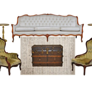 image of grey and green lounge rentals