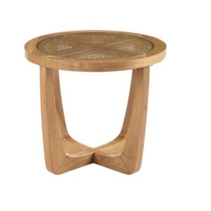 image of Laurel wooden side table rental