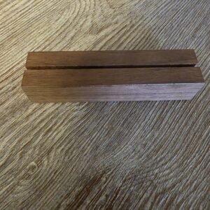 image of wooden card holder